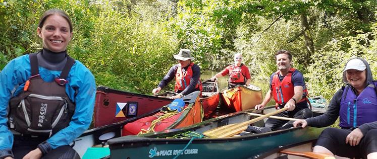 A great day canoeing